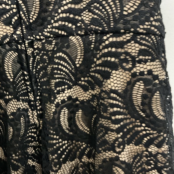 As U Wish Black and Gold Lace Mini Dress - Picture 6 of 8